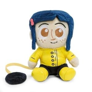 Kidrobot‎ Coraline with Button Eyes Phunny 8" Plush Coraline Plush Doll